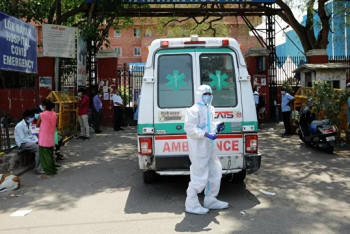 Фотография к новости: Индия установила новый антирекорд по числу заболевших коронавирусом за сутки