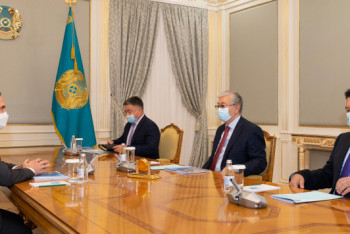 Фотография к новости: Токаев принял председателя совета директоров KAZ Minerals