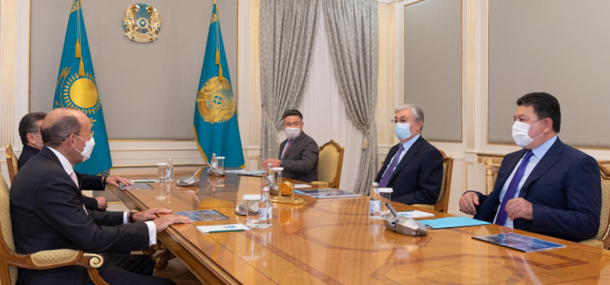 Токаев встретился с руководителями Евразийской группы Шодиевым и Машкевичем