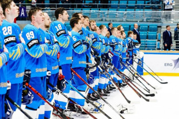 Фотография к новости: Сборная Казахстана победила Беларусь перед стартом ЧМ по хоккею