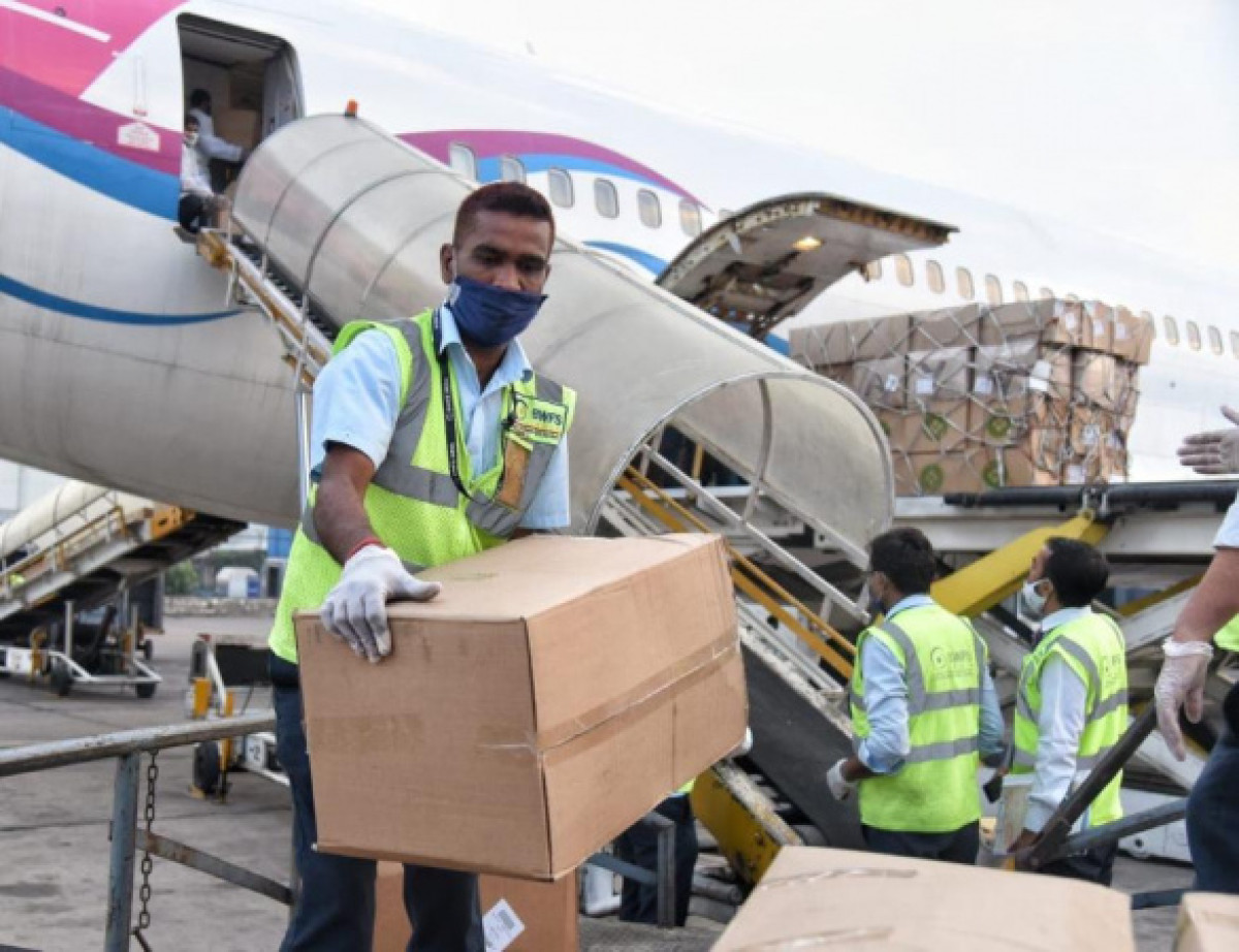 Гуманитарную помощь из РК доставили в Индию