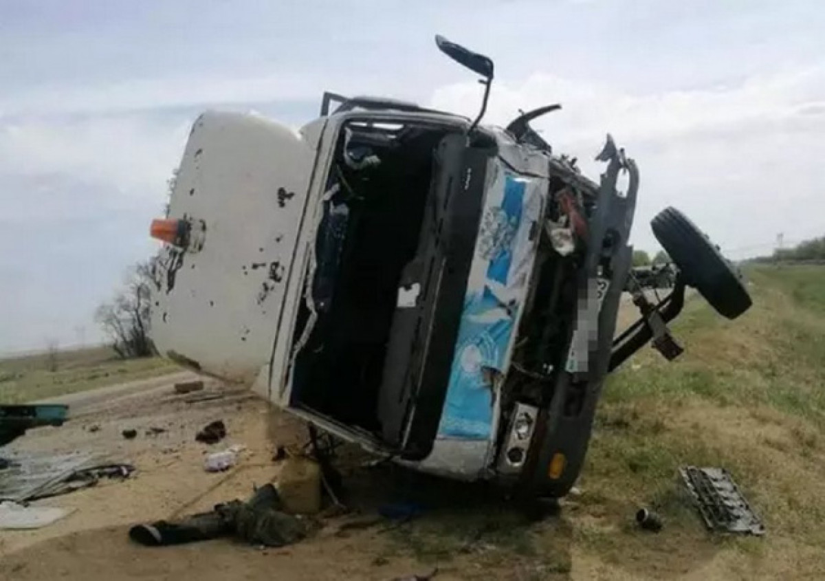 Страшная авария с участием трех авто произошла на трассе Кокшетау-Атбасар