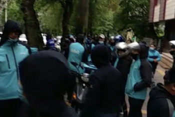 Фотография к новости: Забастовка алматинских курьеров Wolt: компания обещает вернуть прежнюю оплату