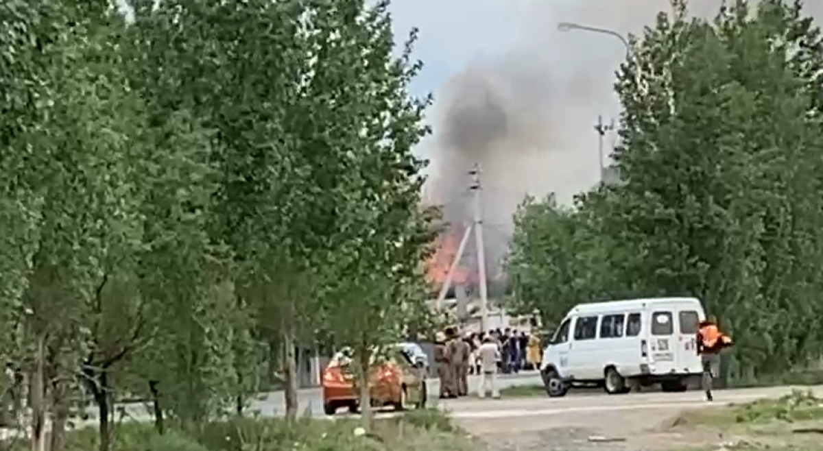 Хостел загорелся в Нур-Султане
