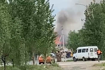 Фотография к новости: Хостел загорелся в Нур-Султане