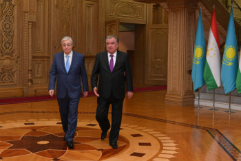 Фотография к новости: Токаев и Рахмон подписали совместное заявление