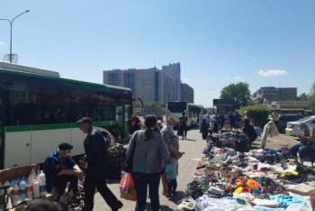 Фотография к новости: Вместо стихийного рынка построят общественное пространство в Нур-Султане