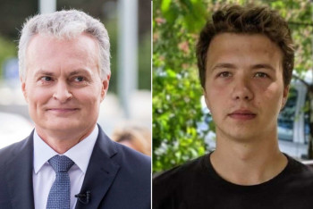 Фотография к новости: Президент Литвы потребовал освободить создателя NEXTA Романа Протасевича