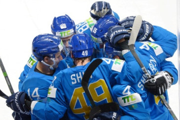 Фотография к новости: Сборная Казахстана победила Германию на чемпионате мира по хоккею