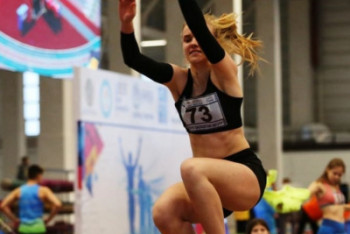 Фотография к новости: Дочь Ольги Рыпаковой выиграла два "золота" на ЧК по легкой атлетике