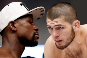 Фотография к новости: Нурмагомедов признался в соблазне подраться с Мейвезером за 100 миллионов долларов