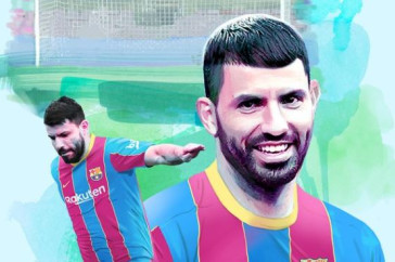 Фотография к новости: Серхио Агуэро перешел в "Барселону"