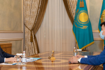 Фотография к новости: Токаев принял председателя Верховного суда