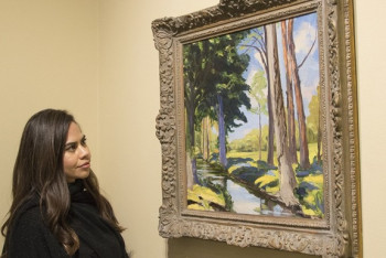 Фотография к новости: Семья Онассис продает картину Уинстона Черчилля