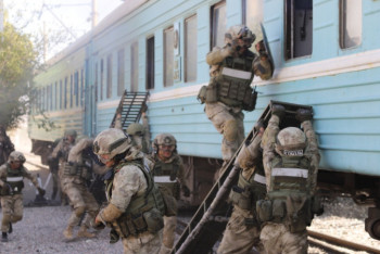 Фотография к новости: Об антитеррористических учениях в районе вокзала предупредили жителей Нур-Султана