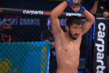 Фотография к новости: Арман Оспанов проиграл первый бой в американском промоушне