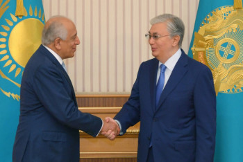 Фотография к новости: Урегулирование ситуации в Афганистане обсудили Токаев и спецпредставитель США