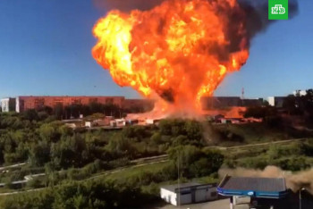 Фотография к новости: Пожар на АЗС в Новосибирске: пострадали более 30 человек