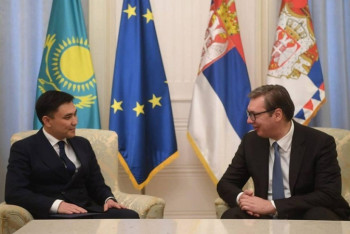 Фотография к новости: Посол Казахстана встретился с Президентом Сербии