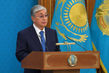 Фотография к новости: Токаев поздравил полицейских с праздником