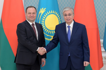 Фотография к новости: Токаев принял премьер-министра Беларуси