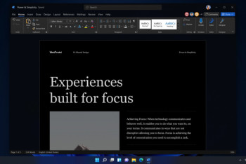 Фотография к новости: Microsoft Office теперь будет с другим дизайном