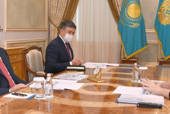 Фотография к новости: Токаев принял председателя Счетного комитета