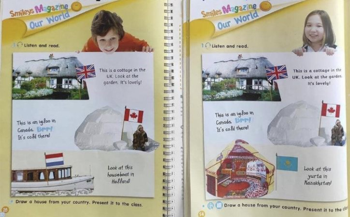 Один в один: казахстанцы заметили сходство учебников по английскому языку с греческими