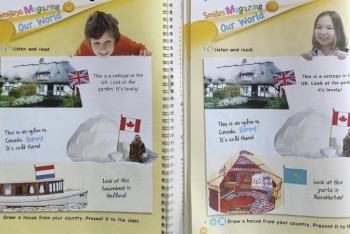 Фотография к новости: Один в один: казахстанцы заметили сходство учебников по английскому языку с греческими