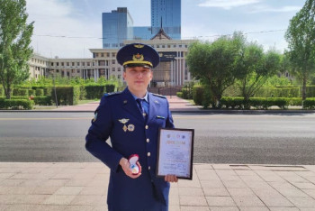 Фотография к новости: Казахстанский военнослужащий стал лучшим молодым ученым СНГ