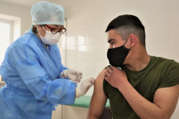 Фотография к новости: В армии РК вакцинированы почти все военнослужащие