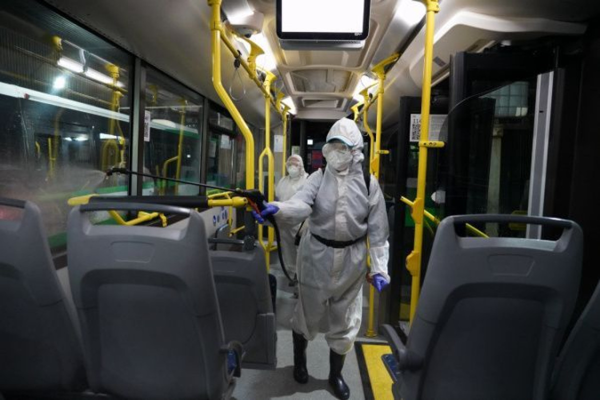 Масштабную дезинфекцию проводят в автопарках Нур-Султана