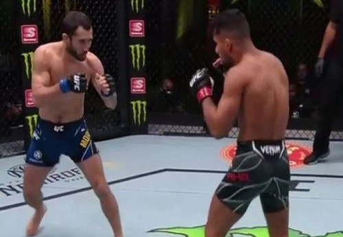 Фотография к новости: Сергей Морозов установил новый рекорд UFC для казахстанцев