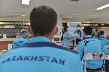 Фотография к новости: Тест на ковид каждый день: как обустраиваются казахстанские олимпийцы в Токио﻿﻿﻿