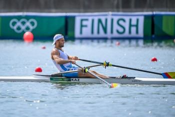 Фотография к новости: Первый казахстанский спортсмен стартовал на ОИ в Токио