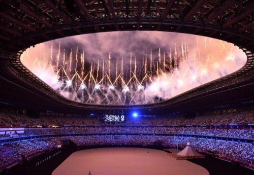 Фотография к новости: Сборная Казахстана приняла участие в церемонии открытия Олимпиады-2020