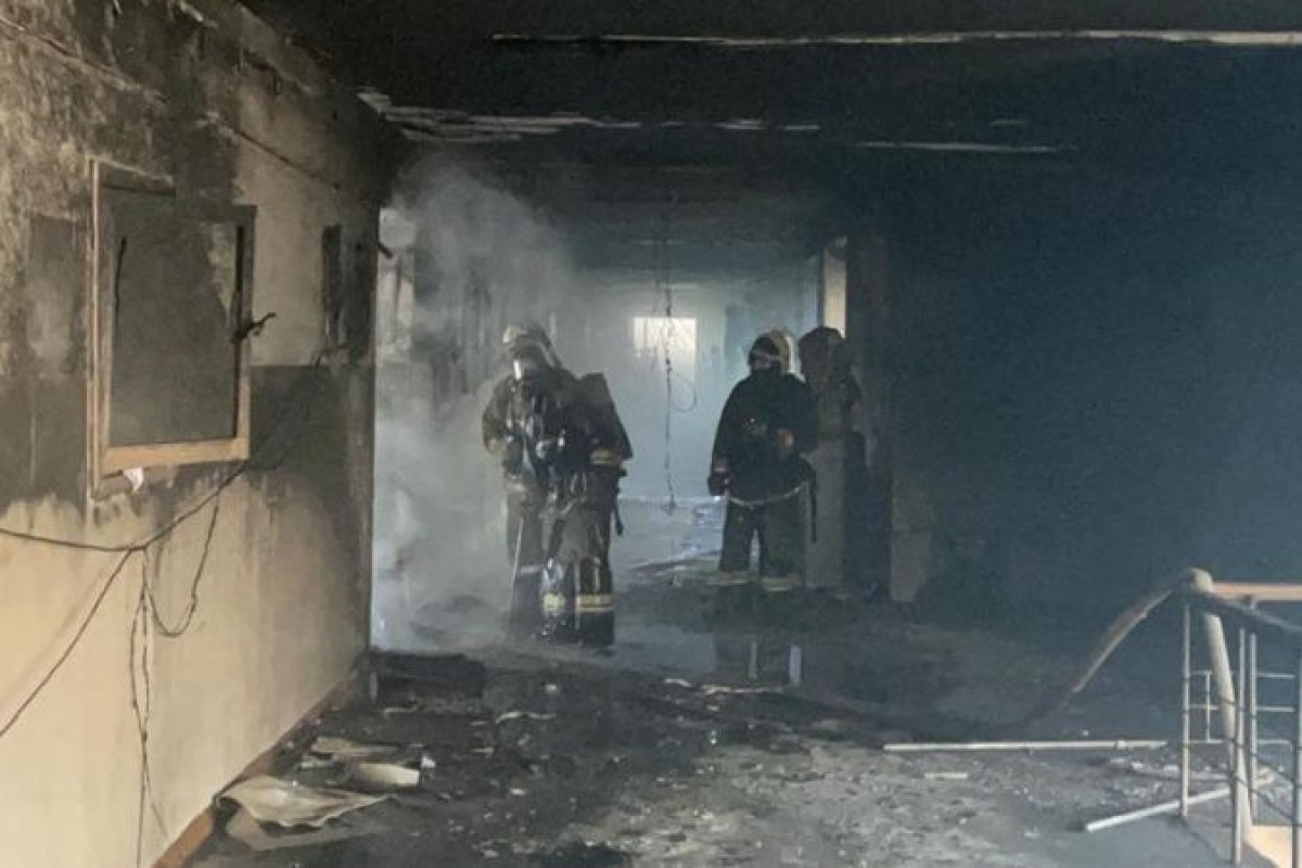 Библиотека загорелась в университете Семея