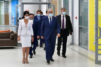 Фотография к новости: Токаев посетил дворец Bolashaq saraiy в Кокшетау