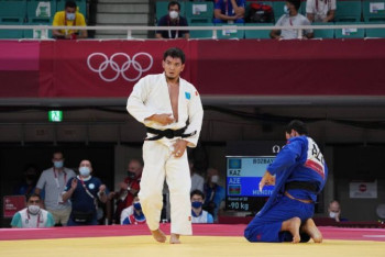 Фотография к новости: Казахстанские дзюдоисты завершили выступление на ОИ в Токио