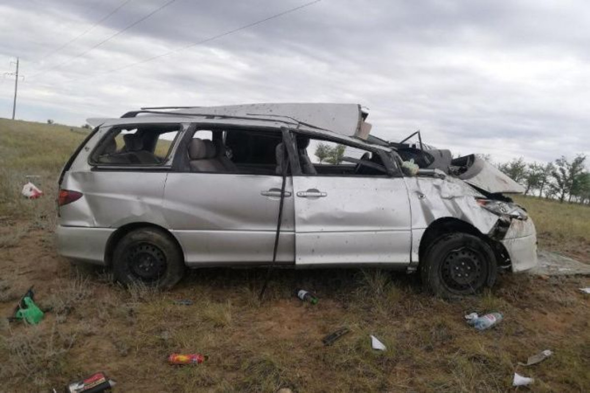 Восемь иностранцев попали в больницу после ДТП в Актюбинской области