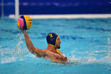 Фотография к новости: Казахстанские ватерполисты уступили испанцам на Олимпиаде