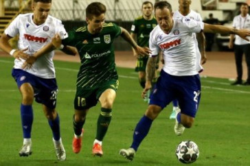 Фотография к новости: "Тобол" отыгрался с 0:2 и выбил из Лиги Конференций "Хайдук"