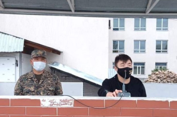 Фотография к новости: Олимпийский призер Игорь Сон навестил воинскую часть, в которой служил