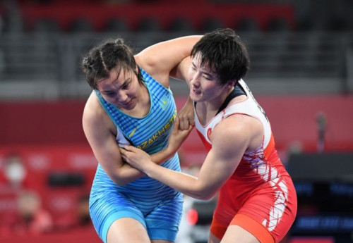 Фотография к новости: Эльмира Сыздыкова уступила в 1/8 финала Олимпийских игр-2020