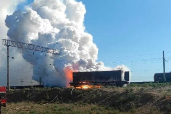 Фотография к новости: Ядовитый фосфор горит в Арыси — названа причина пожара