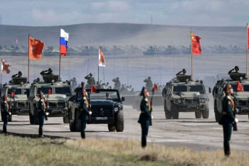 Фотография к новости: Россия и Китай проводят масштабные военные учения