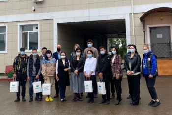 Фотография к новости: Замакима Акмолинской области встретилась с молодежью автопарка