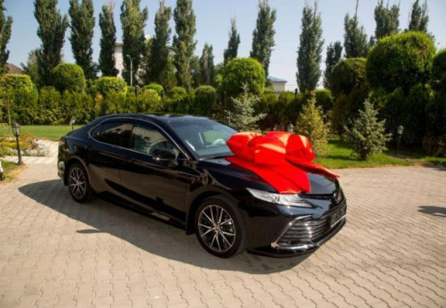 Фотография к новости: Бронзовому призеру Олимпиады Елдосу Сметову вручили ключи от нового авто