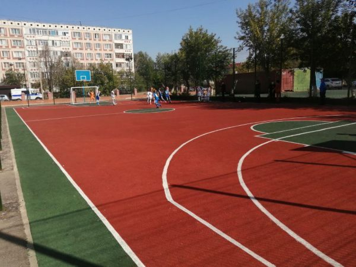 Комплексная спортивная площадка открылась в Кокшетау