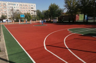 Фотография к новости: Комплексная спортивная площадка открылась в Кокшетау